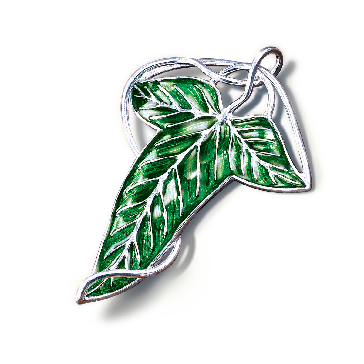 The Lord Of The Rings - Officially Licensed Leaf Of Lothlorien Brooch (Sterling Silver) Brooch - Tophatter Daily Deals