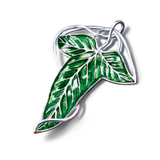 The Lord Of The Rings - Officially Licensed Leaf Of Lothlorien Brooch (Sterling Silver) Brooch - Tophatter Daily Deals