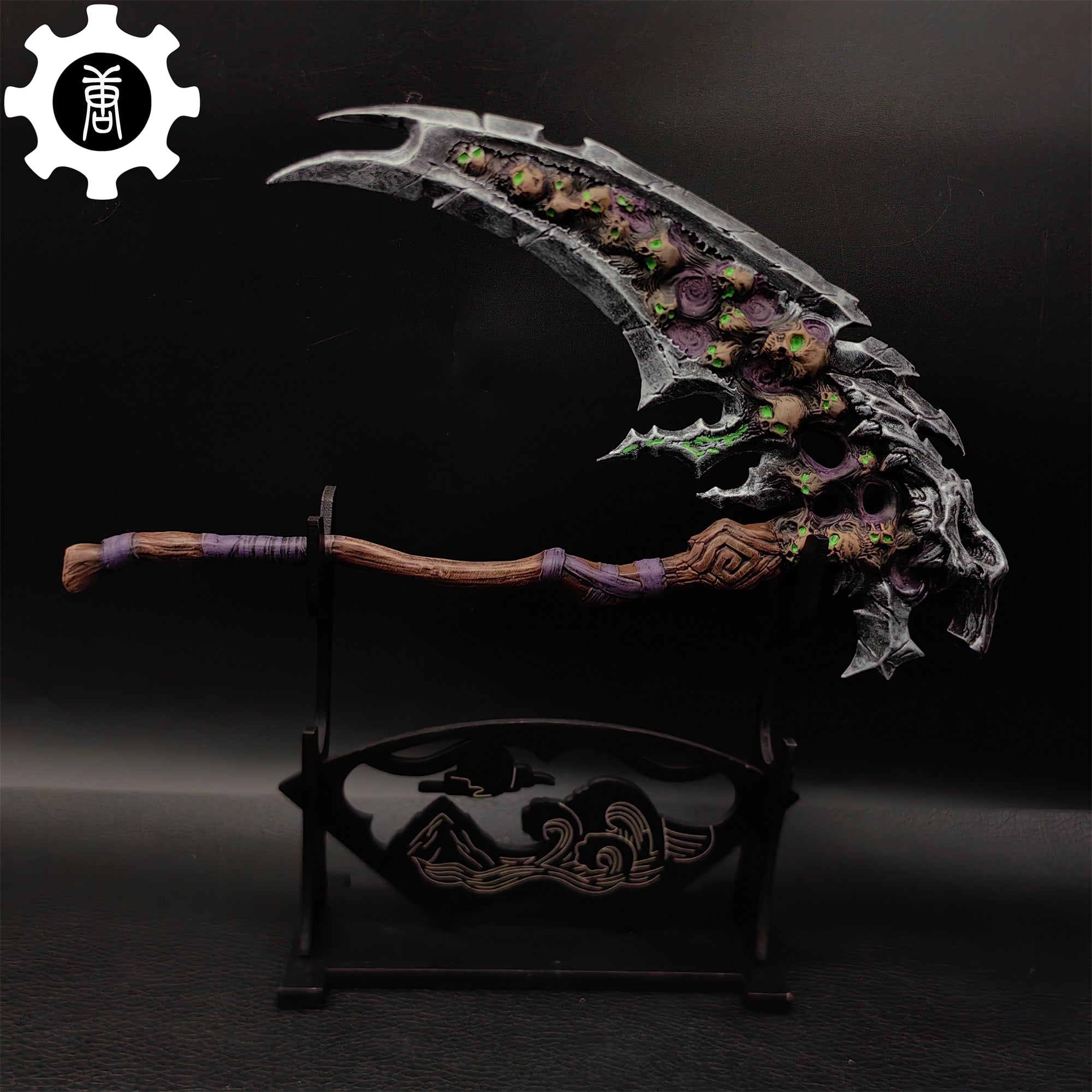 3D Printed 1/6 The Harvester Death's Scythe Scythe & Stand - Tophatter Daily Deals