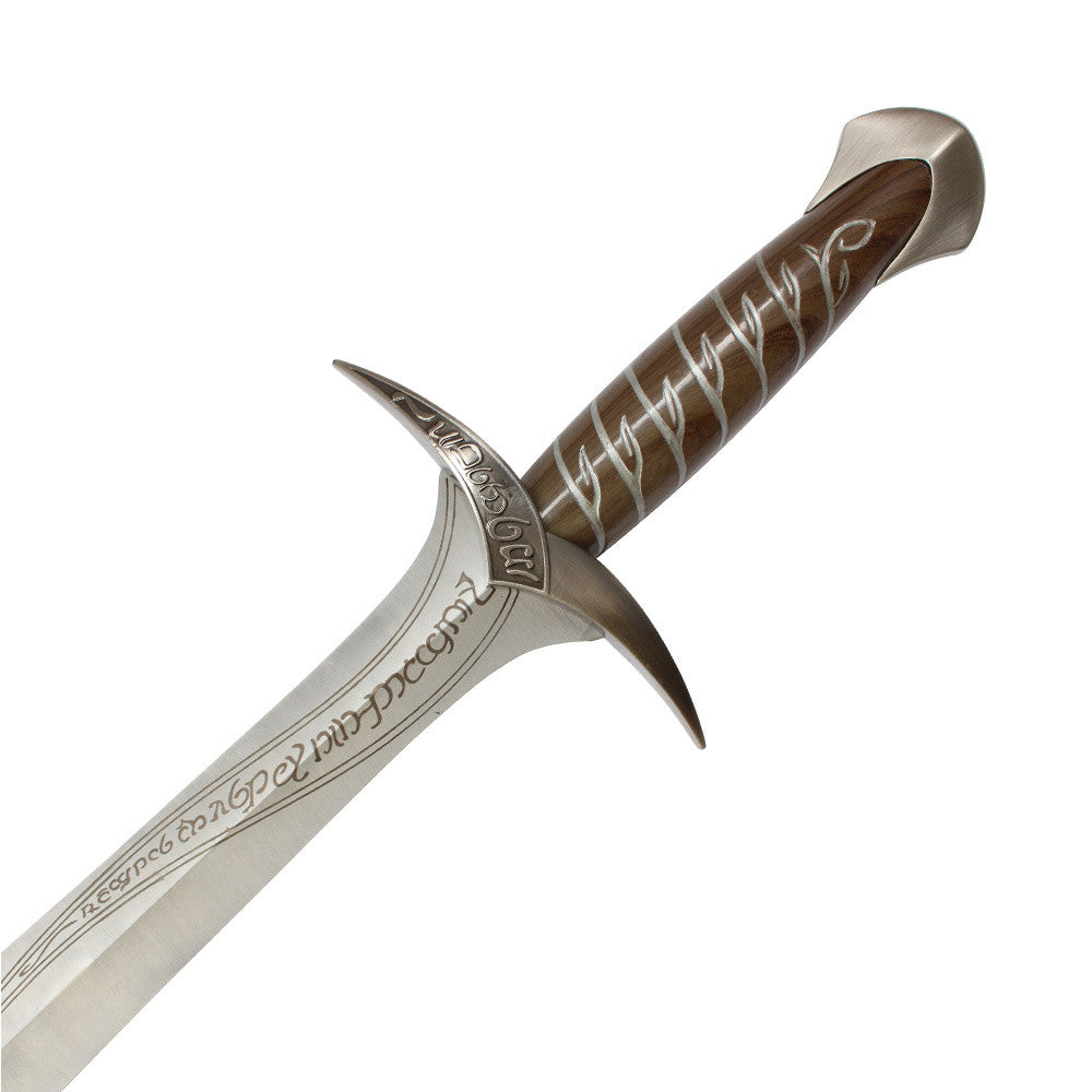 The Lord Of The Rings - Deluxe Sting (80cm, W/ Display Plaque) Sword Display Plaque - Tophatter Daily Deals