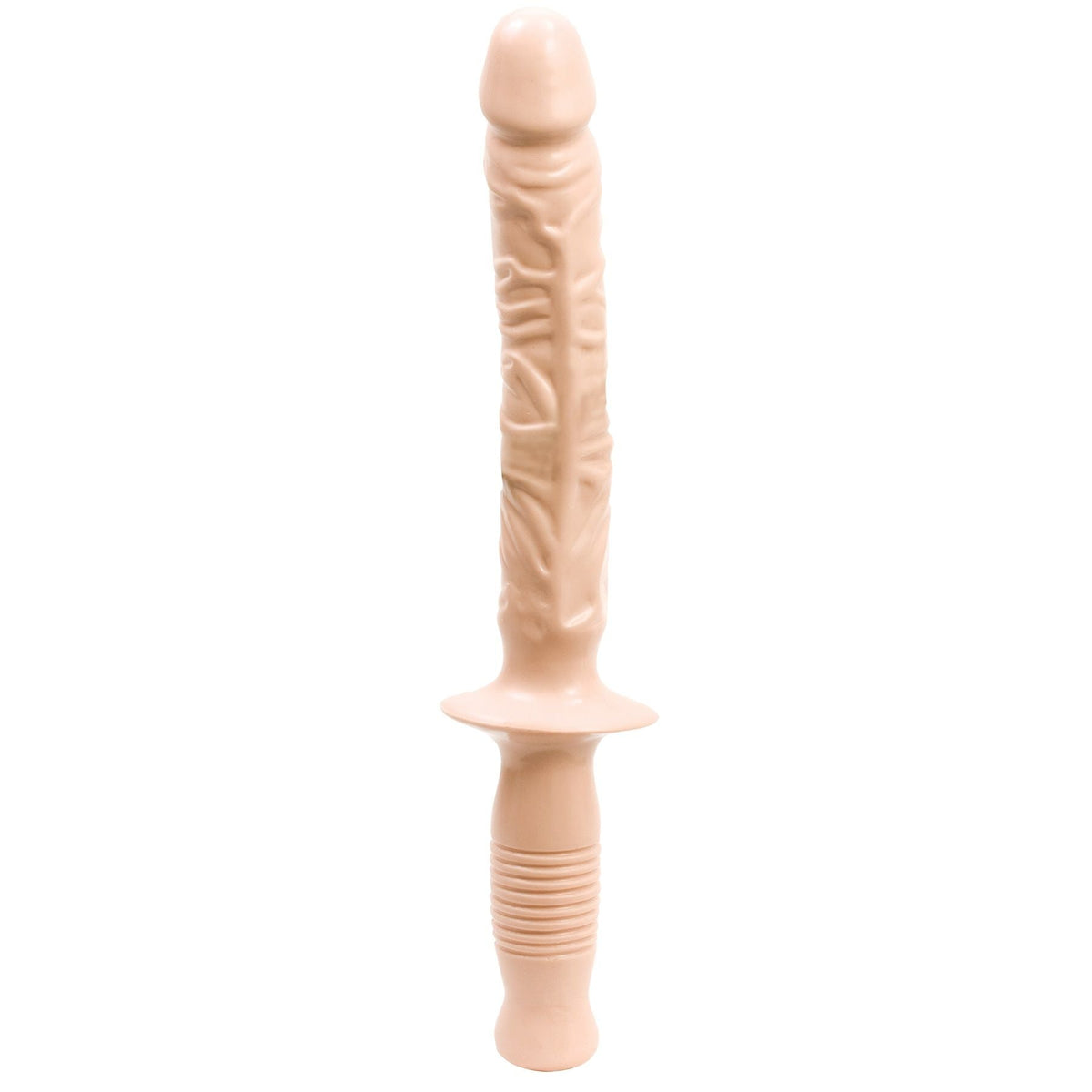 The Manhandler White 10 Inch – Realistic Grip Handle Dildo > Dildos > Large Dildos - Tophatter Daily Deals