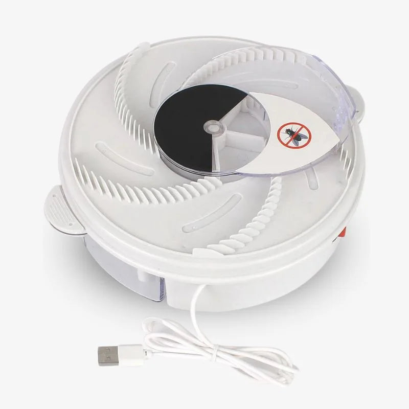 USB Silent Fly Trap Indoor Home Office Quiet Chemical Free - Tophatter Daily Deals
