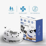USB Silent Fly Trap Indoor Home Office Quiet Chemical Free - Tophatter Daily Deals