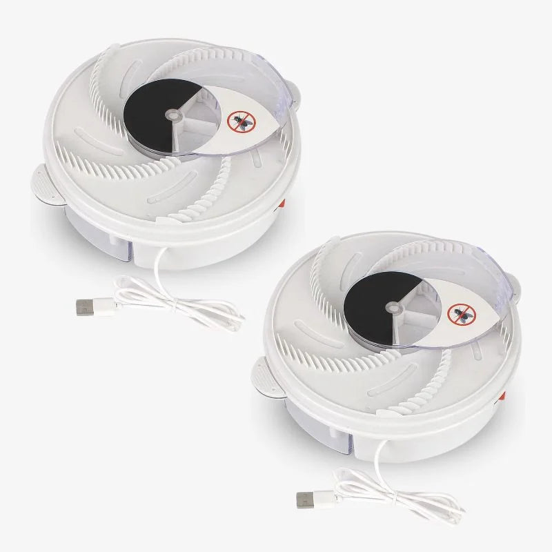 USB Silent Fly Trap Indoor Home Office Quiet Chemical Free GET 2 & SAVE 40% OFF - Tophatter Daily Deals