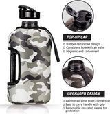 Water Bottle Sleeve - Big Sports Water Bottle 2.2 L With Insulated Sleeve Built-In Sports & Outdoor - Tophatter Daily Deals