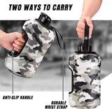 Water Bottle Sleeve - Big Sports Water Bottle 2.2 L With Insulated Sleeve Built-In Sports & Outdoor - Tophatter Daily Deals