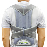 Complete Back Care Support Brace for Posture Correction Gray Health & Wellness - Tophatter Daily Deals