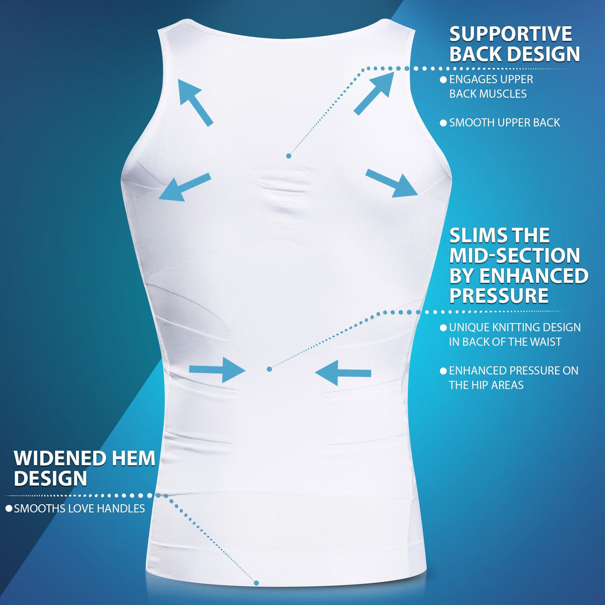 Slimming Body Shaper Under Shirt Health & Wellness - Tophatter Daily Deals