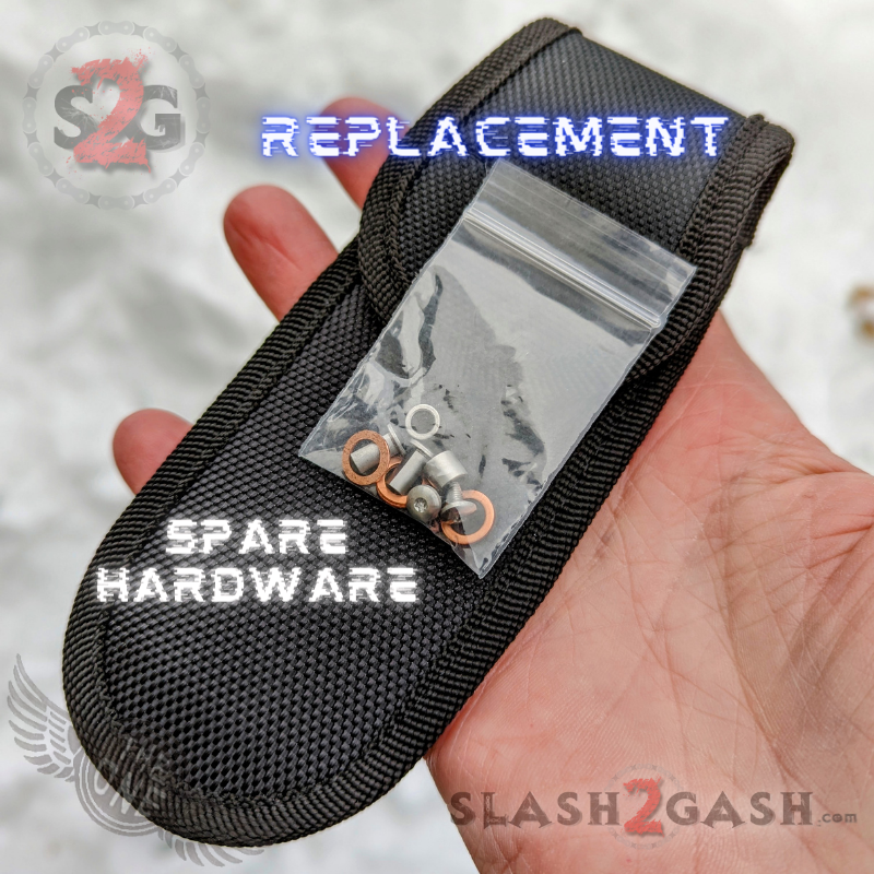 Balisong Spare Hardware Kit w/ Zen Pins for TheONE - ARROW Hardware Kit for ARROW (without Zens) Knife-Accessory - Tophatter Daily Deals