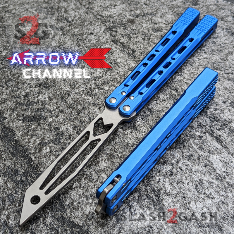 TheONE Channel Balisong ARROW Butterfly Knife w/ Zen Pins - ORIGINAL Knife-Balisong - Tophatter Daily Deals