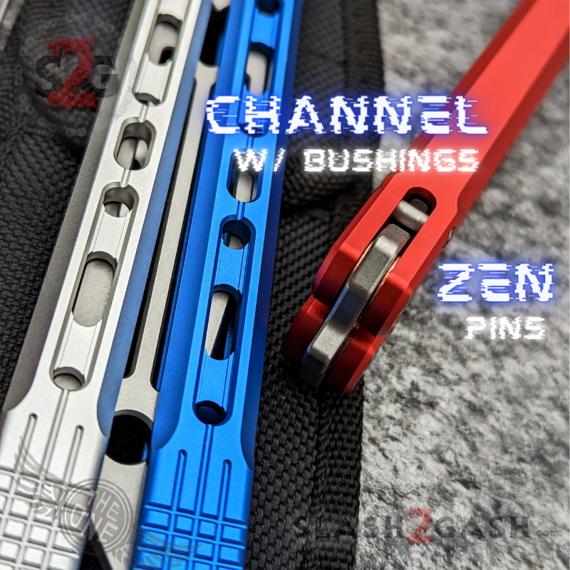TheONE Channel Balisong ARROW Butterfly Knife w/ Zen Pins - ORIGINAL Knife-Balisong - Tophatter Daily Deals