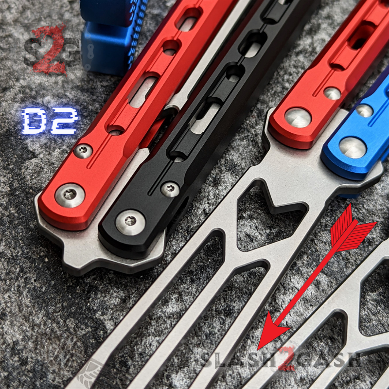 TheONE Channel Balisong ARROW Butterfly Knife w/ Zen Pins - ORIGINAL Knife-Balisong - Tophatter Daily Deals