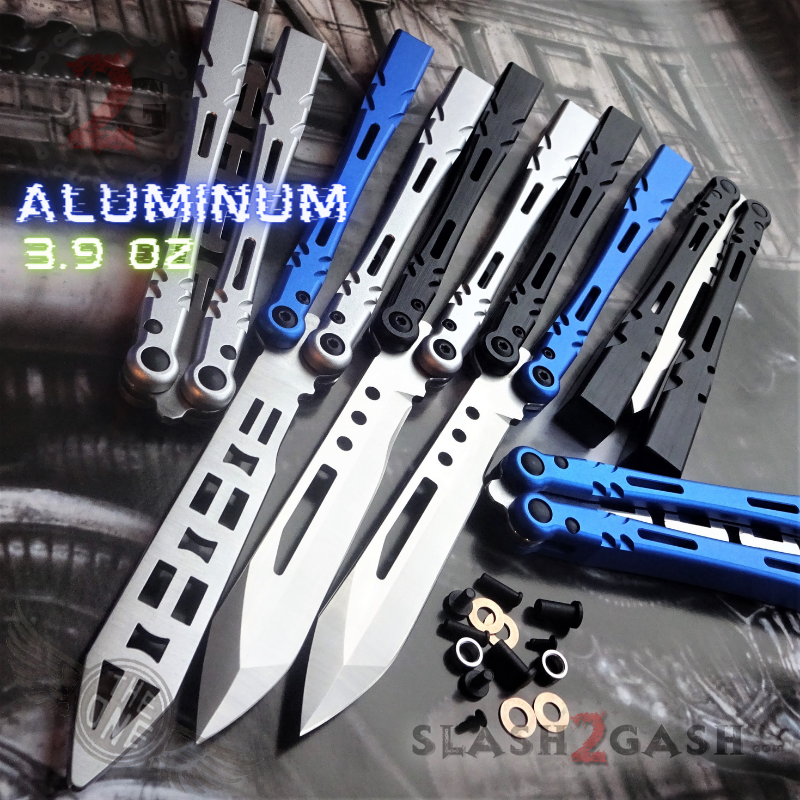 TheONE Channel Balisong ALIEN Butterfly Knife w/ Zen Pins - INKED Knife-Balisong - Tophatter Daily Deals
