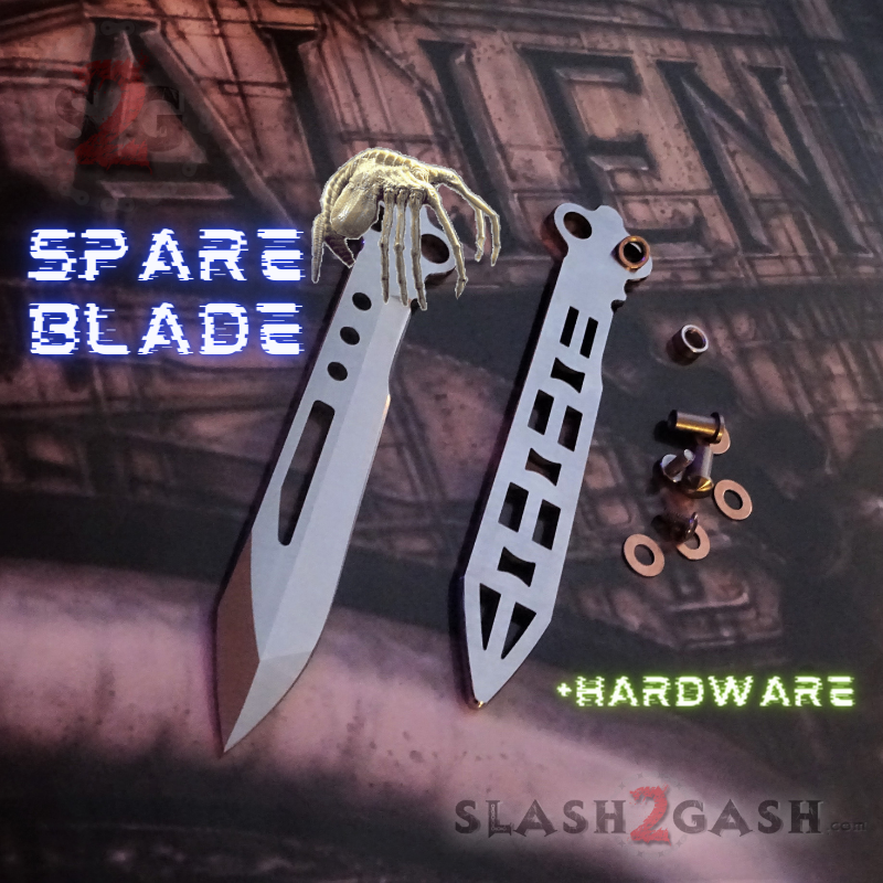 TheONE Channel Balisong ALIEN Butterfly Knife w/ Zen Pins - INKED Knife-Balisong - Tophatter Daily Deals