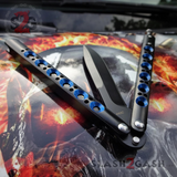 TheONE Butterfly Knife w/ BUSHINGS 440C Channel Balisong - BEST Version Knife-Balisong - Tophatter Daily Deals