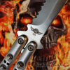 TheONE Butterfly Knife 440C Channel Balisong - Classic 42 Serrated Knife-Balisong - Tophatter Daily Deals