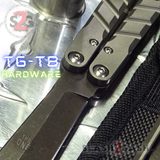 TheONE CHAB Balisong Clone TITANIUM Butterfly Knife D2 w/ Zen Pins - V1 Knife-Balisong - Tophatter Daily Deals