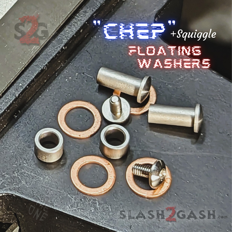 Balisong Spare Hardware Kit for TheONE Channel REP (clone) - UPGRADED Knife-Accessory - Tophatter Daily Deals