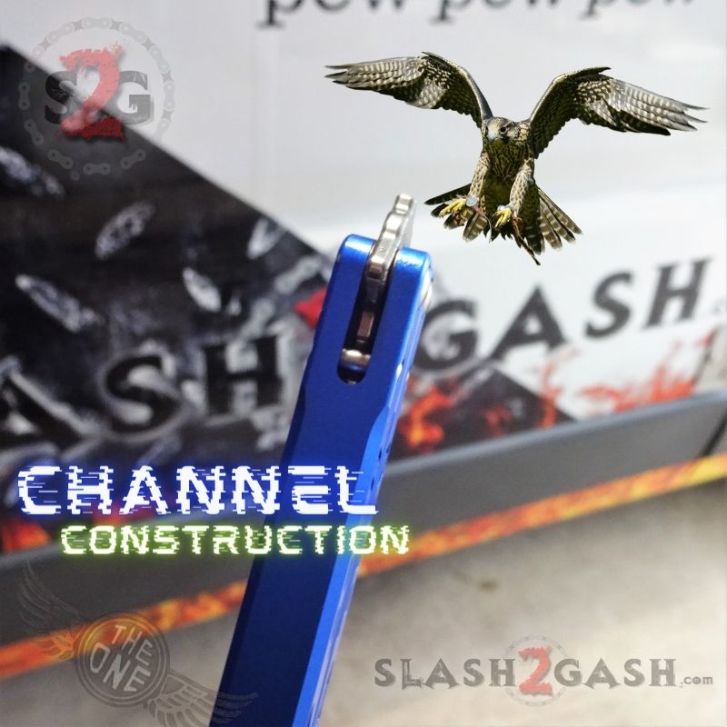 TheONE Channel Balisong FALCON Butterfly Knife w/ Zen Pins - ORIGINAL Knife-Balisong - Tophatter Daily Deals