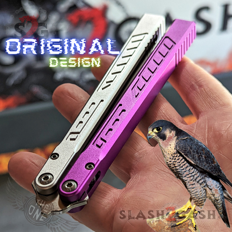 TheONE Channel Balisong FALCON Butterfly Knife w/ Zen Pins - ORIGINAL Knife-Balisong - Tophatter Daily Deals