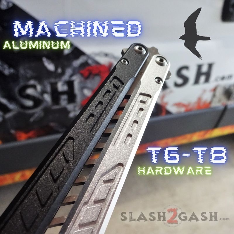 TheONE Channel Balisong FALCON Butterfly Knife w/ Zen Pins - ORIGINAL Knife-Balisong - Tophatter Daily Deals