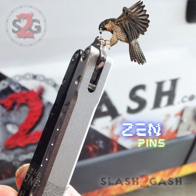 TheONE Channel Balisong FALCON Butterfly Knife w/ Zen Pins - ORIGINAL Knife-Balisong - Tophatter Daily Deals