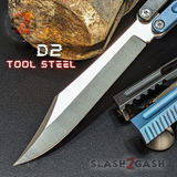 TheONE Channel Butterfly Knife TITANIUM Balisong (clone) - Hammer CHAB Knife-Balisong - Tophatter Daily Deals
