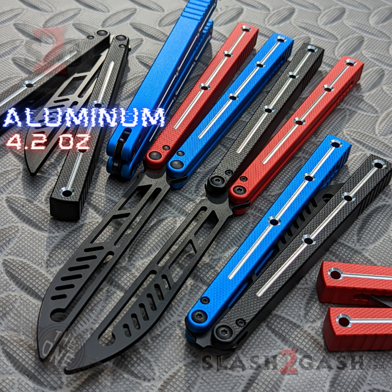TheONE Channel Balisong KRAKEN clone w/ Black Hardware - Trainer INKED Knife-Balisong - Tophatter Daily Deals