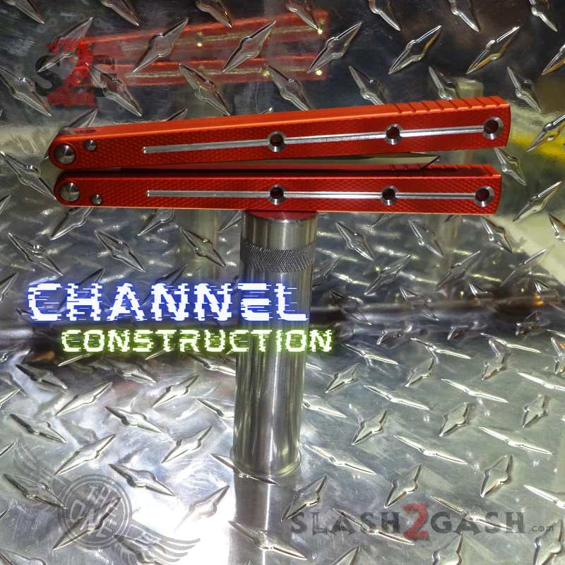 TheONE Channel Balisong KRAKEN Butterfly Knife w/ Zen Pins - (clone) Knife-Balisong - Tophatter Daily Deals