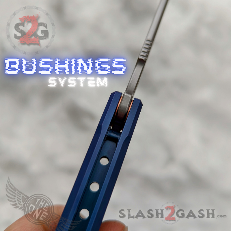 TheONE Channel Balisong TITANIUM Butterfly Knife D2 Orca - (clone) Knife-Balisong - Tophatter Daily Deals
