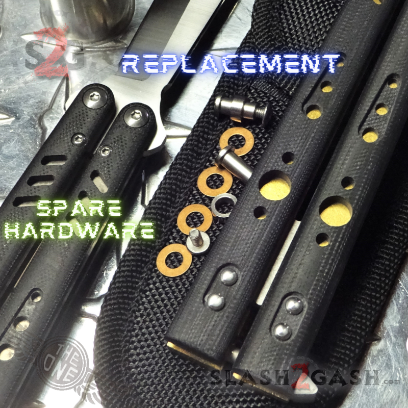 Balisong Spare Hardware Kit for TheONE REPLICANT (clone) - V1 Basic Hardware for TheONE blades (what we use) Knife-Accessory - Tophatter Daily Deals