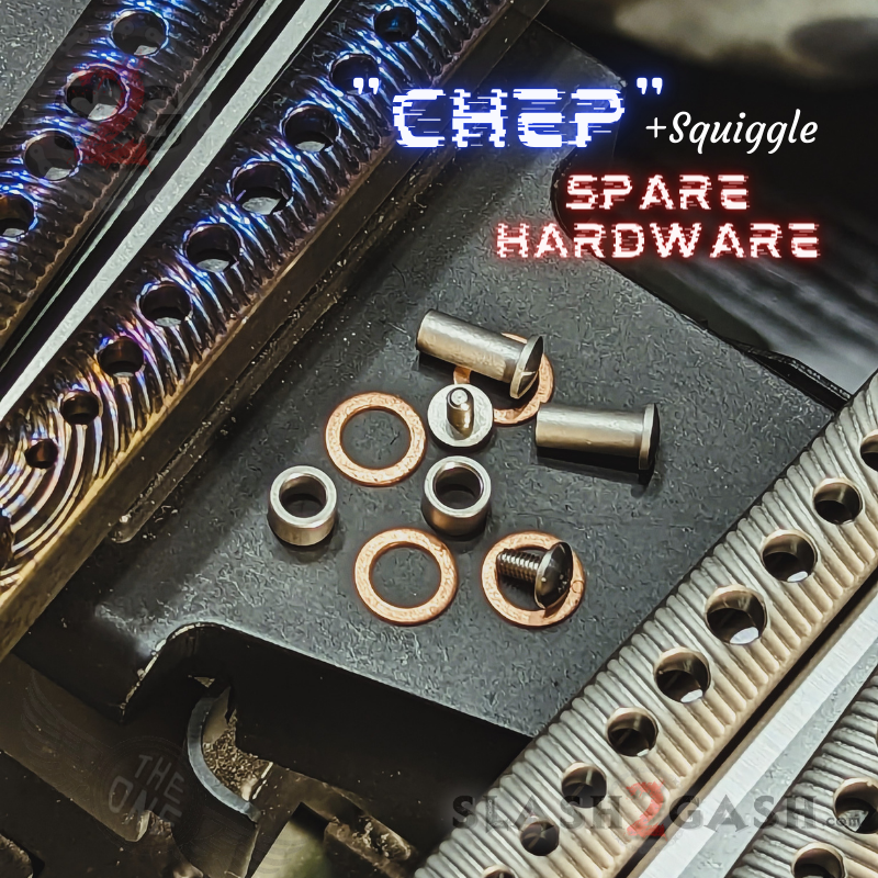 Balisong Spare Hardware Kit for TheONE Channel REP (clone) - UPGRADED Knife-Accessory - Tophatter Daily Deals