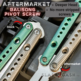 Balisong Spare Hardware Kit for TheONE Channel REP (clone) - UPGRADED Knife-Accessory - Tophatter Daily Deals