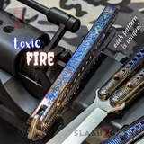 TheONE Squiggle REP Butterfly Knife TITANIUM Balisong (clone) - Channel Knife-Balisong - Tophatter Daily Deals