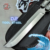 TheONE Tsunami Clone TITANIUM Balisong Butterfly Knife - Channel Knife-Balisong - Tophatter Daily Deals