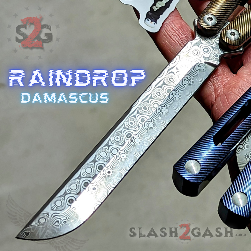 TheONE Tsunami Clone TITANIUM Balisong Butterfly Knife - Channel Knife-Balisong - Tophatter Daily Deals