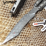 TheONE Viper Clone TITANIUM Balisong Butterfly Knife - Channel Knife-Balisong - Tophatter Daily Deals