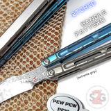 TheONE Viper Clone TITANIUM Balisong Butterfly Knife - Channel Knife-Balisong - Tophatter Daily Deals