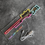 AWP The Prince Gun Neon Light Wall Decor - Tophatter Daily Deals