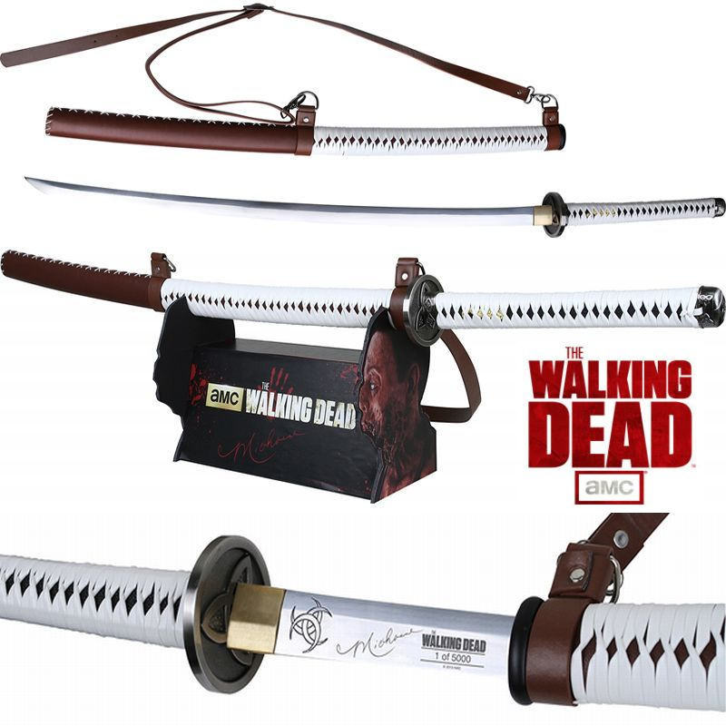 The Walking Dead Officially Licensed Michonne Sword Katana Signature Edition Collectible Weapons - Tophatter Daily Deals