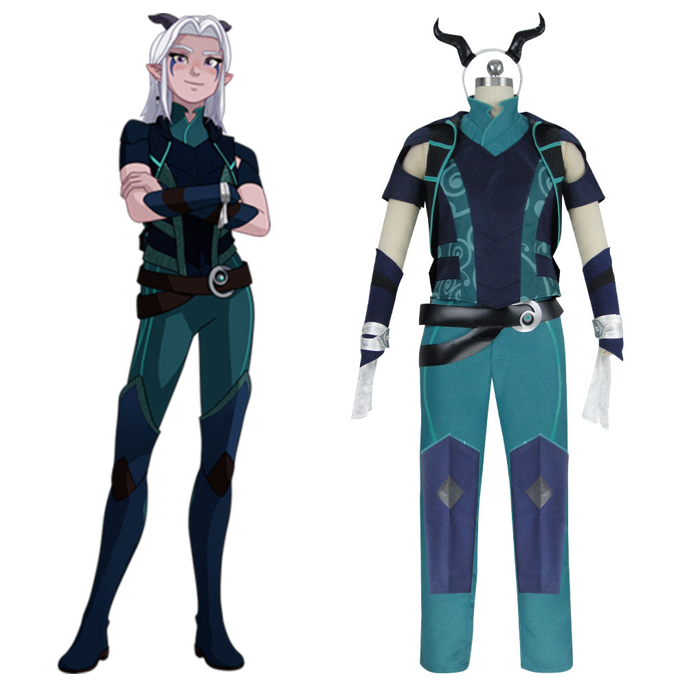The Dragon Prince Rayla Cosplay Costume Costume - Tophatter Daily Deals