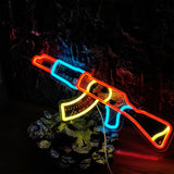 AK47 The Empress 3D Colorful Neon Night Lamp Wall Decor - Tophatter Daily Deals