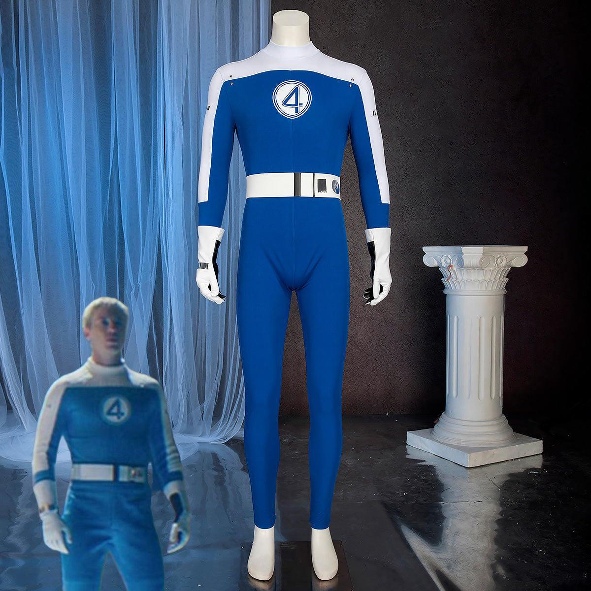 The Fantastic Four: First Steps Human Torch Johnny Storm Cosplay Costume Costume - Tophatter Daily Deals