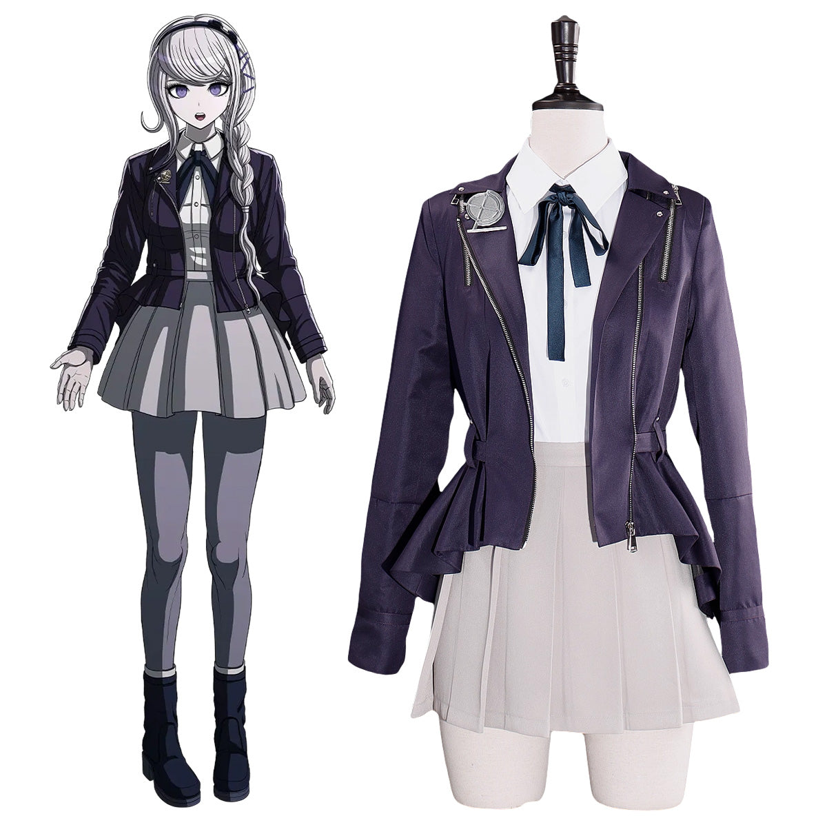 The Hundred Line -Last Defense Academy-Nozomi Kirifuji Cosplay Costume Costume - Tophatter Daily Deals