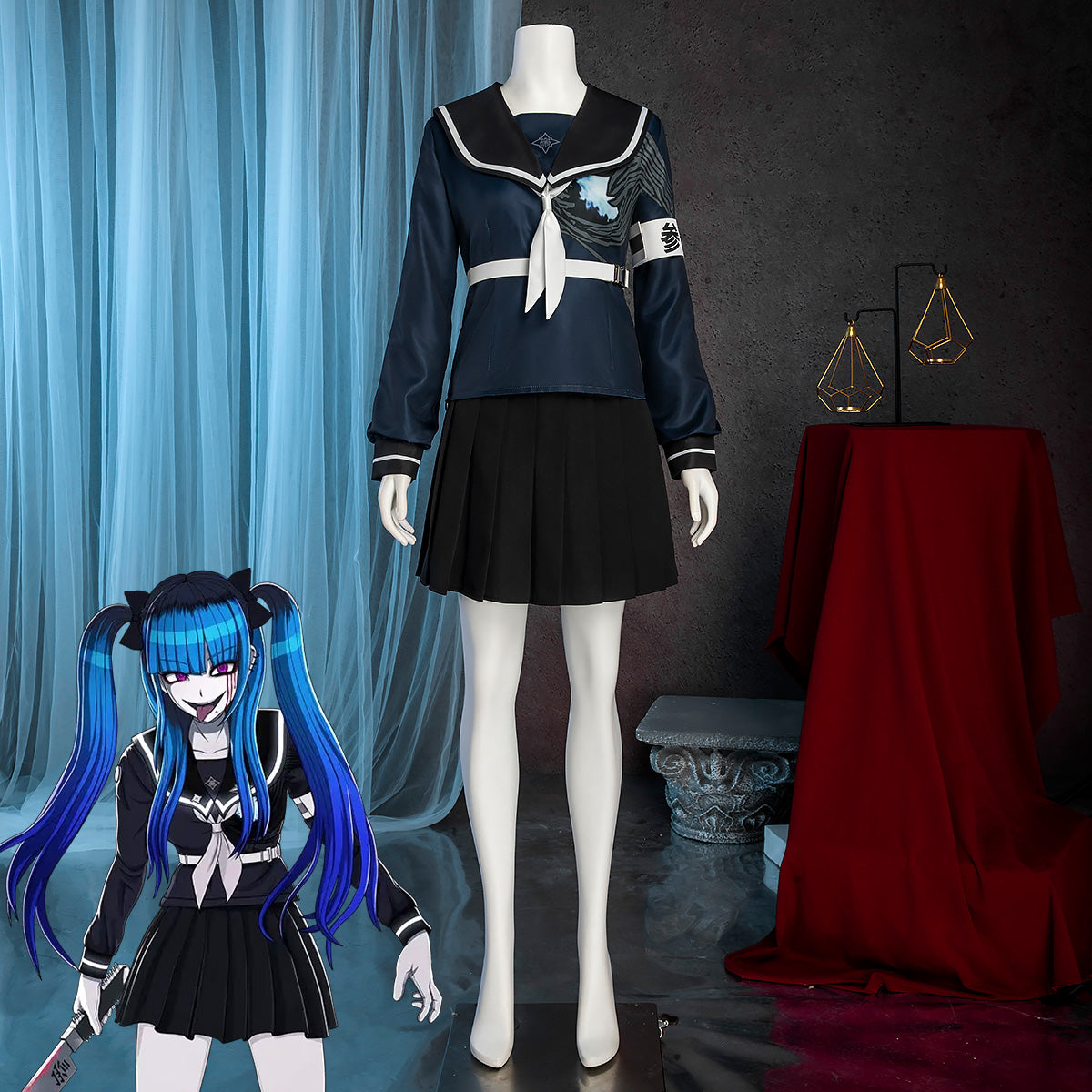 The Hundred Line -Last Defense Academy Amemiya Taimi Cosplay Costume Costume - Tophatter Daily Deals