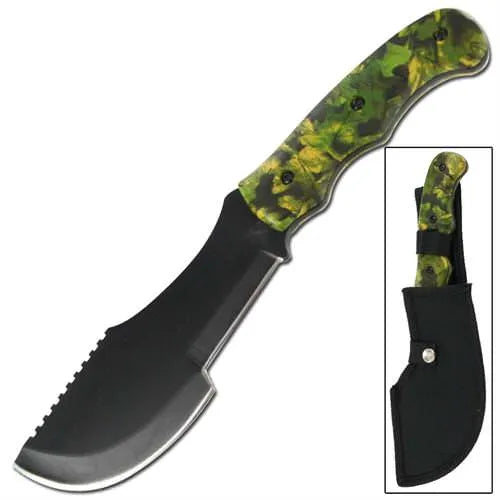 The Hunted Forest Green Realtree Camo Tracker T-3 Knife - Tophatter Daily Deals