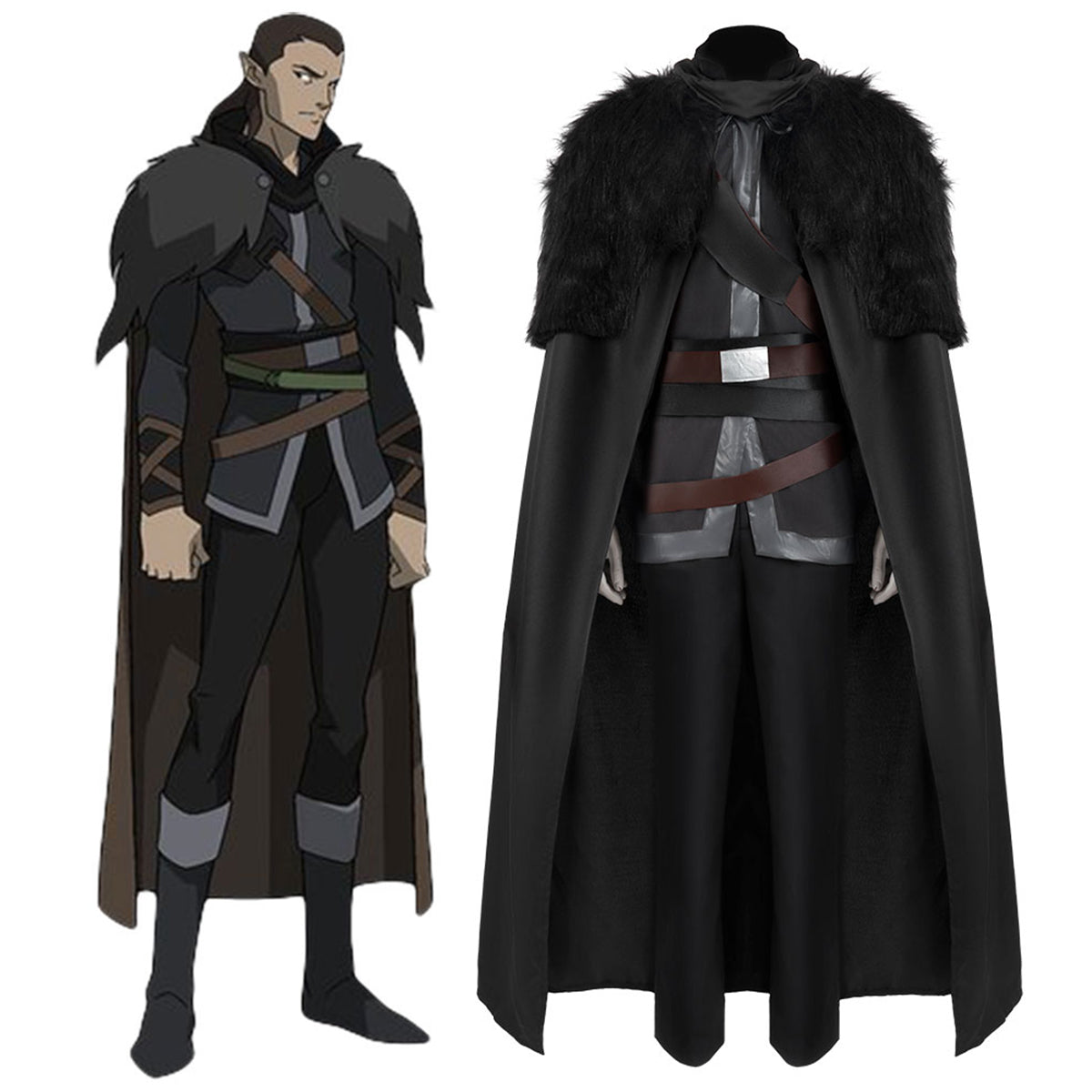 The Legend of Vox Machina Vax'ildan Cosplay Costume Costume - Tophatter Daily Deals