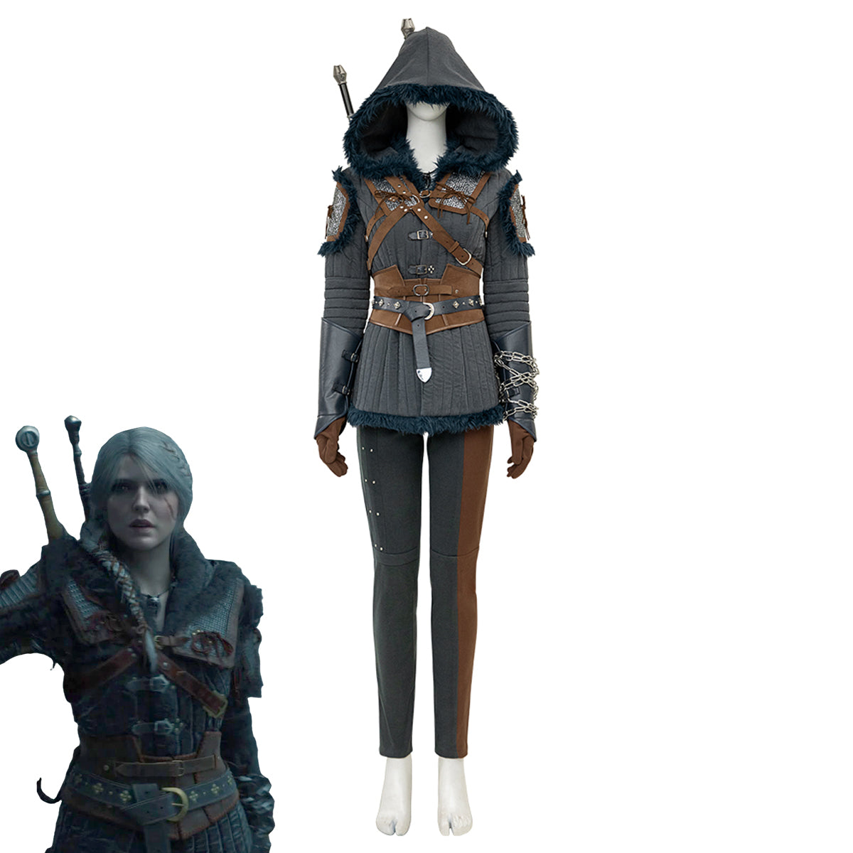 The Witcher 4 Hunt Cirilla Cosplay Costume Costume - Tophatter Daily Deals