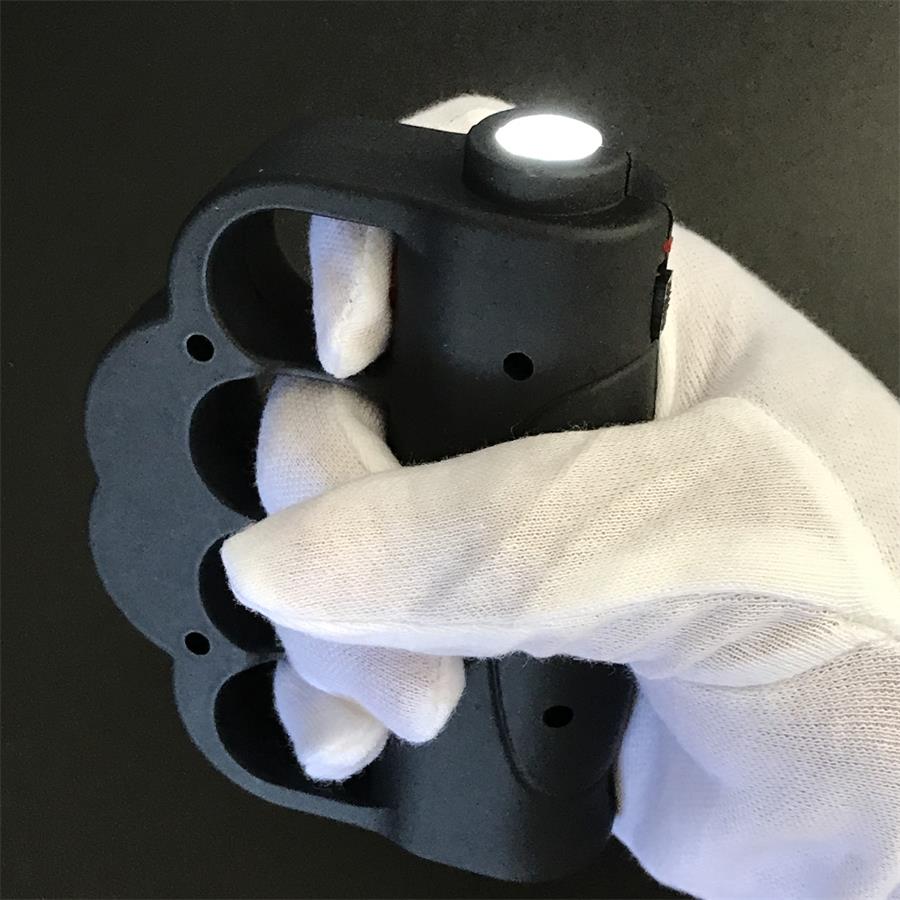 Multi-function Knuckle Stun GUN Baton Flashlight - Tophatter Daily Deals