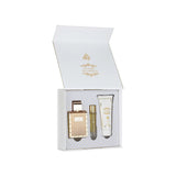 Lattafa The Kingdom For Him EDP 100ml & Travel Spray 12ml & Shower Gel 100ml Gift Set - Tophatter Daily Deals